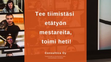 Tee yrityksestäsi tai tiimistäsi etätyön mestareita - lue lisää!